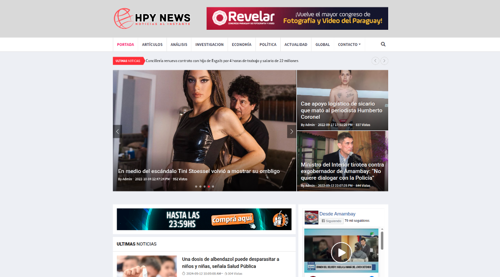 Diseño HPY News